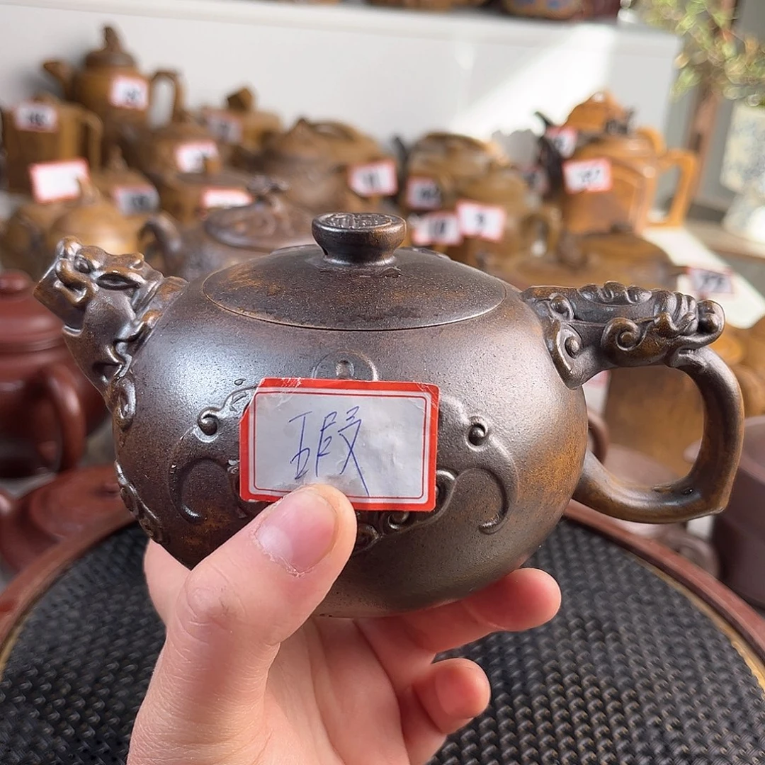 紫泥茶壶宜兴紫砂