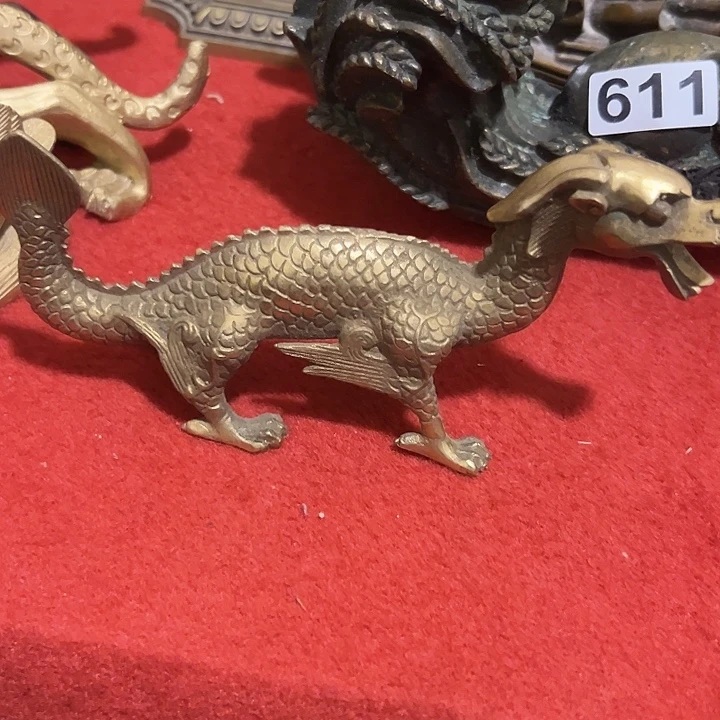 黄铜摆件，文房工艺品摆件
