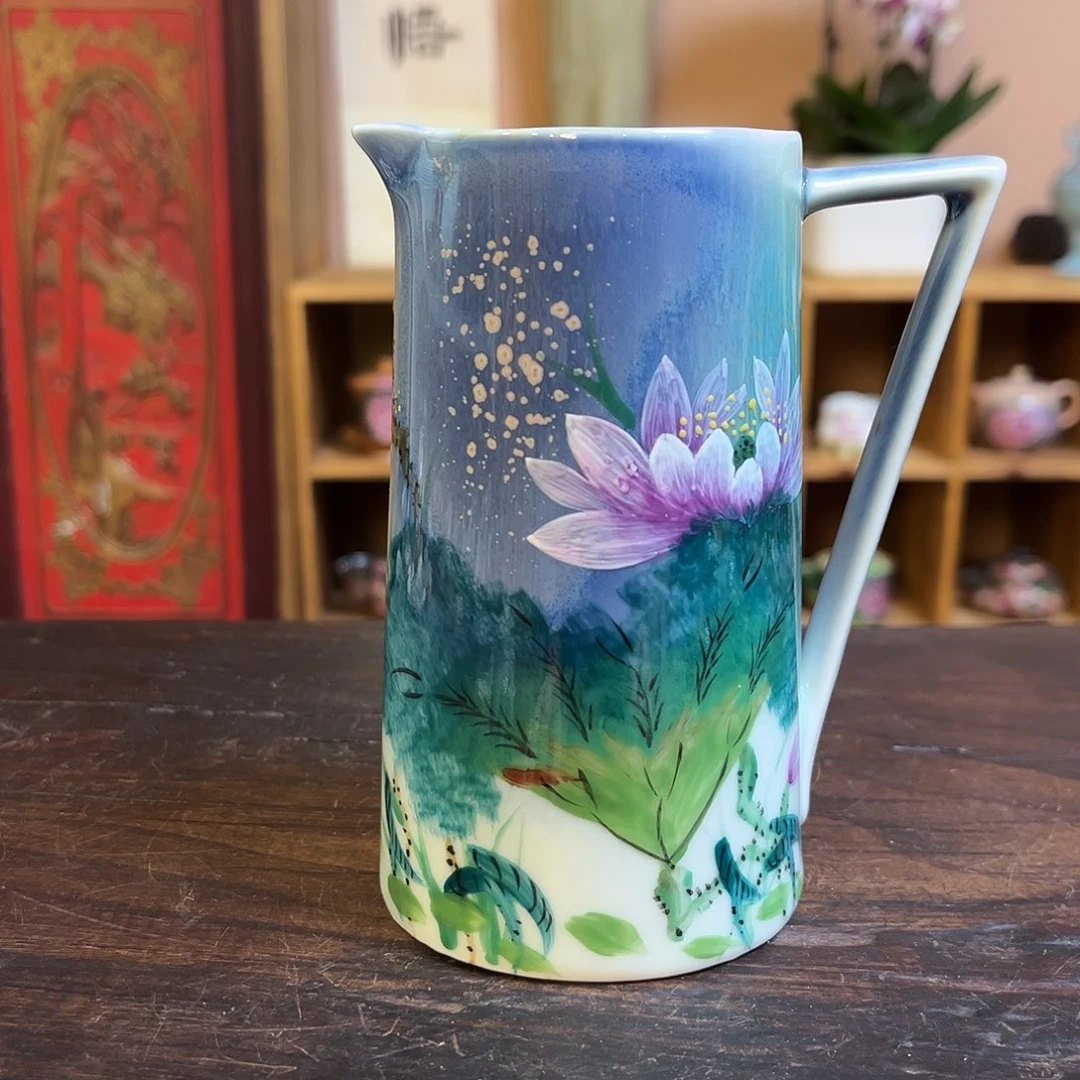 柴烧手工手绘陶瓷