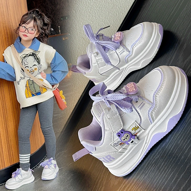 儿童运动鞋2025春秋新款女童鞋子休闲鞋软底小白鞋单鞋宝宝鞋板鞋