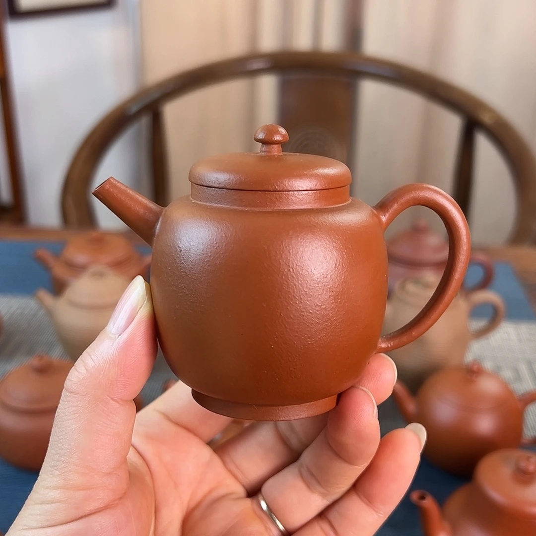 紫砂茶壶精品原矿 高仕 生砂朱泥 140cc