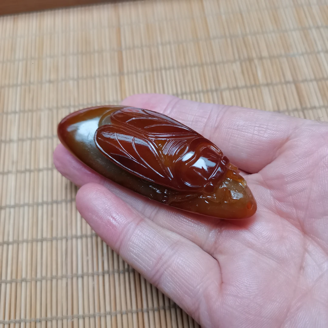 新疆和田玉一鸣惊人禅63克