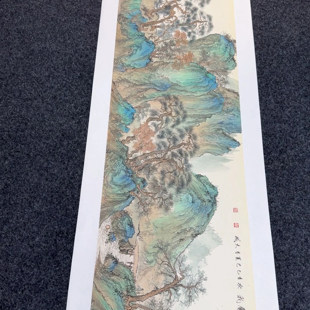 国画国画作品山水花鸟纯手绘