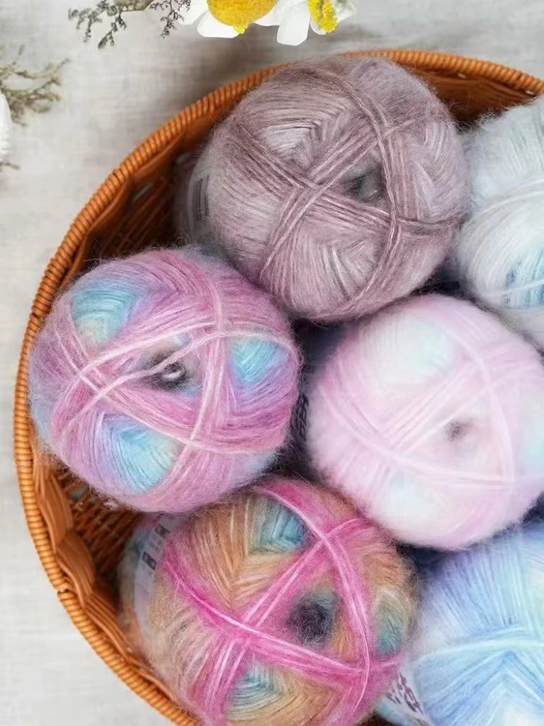 【贝朵儿】601-800多款链接手工编织马海毛花式线绒线绒毛毛线团