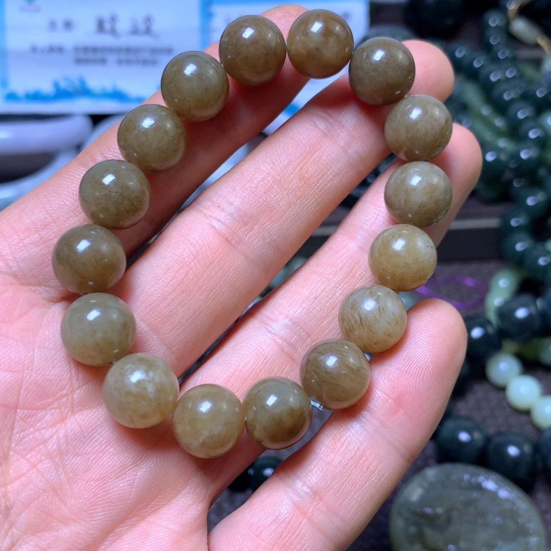 和田玉未镶嵌手链12