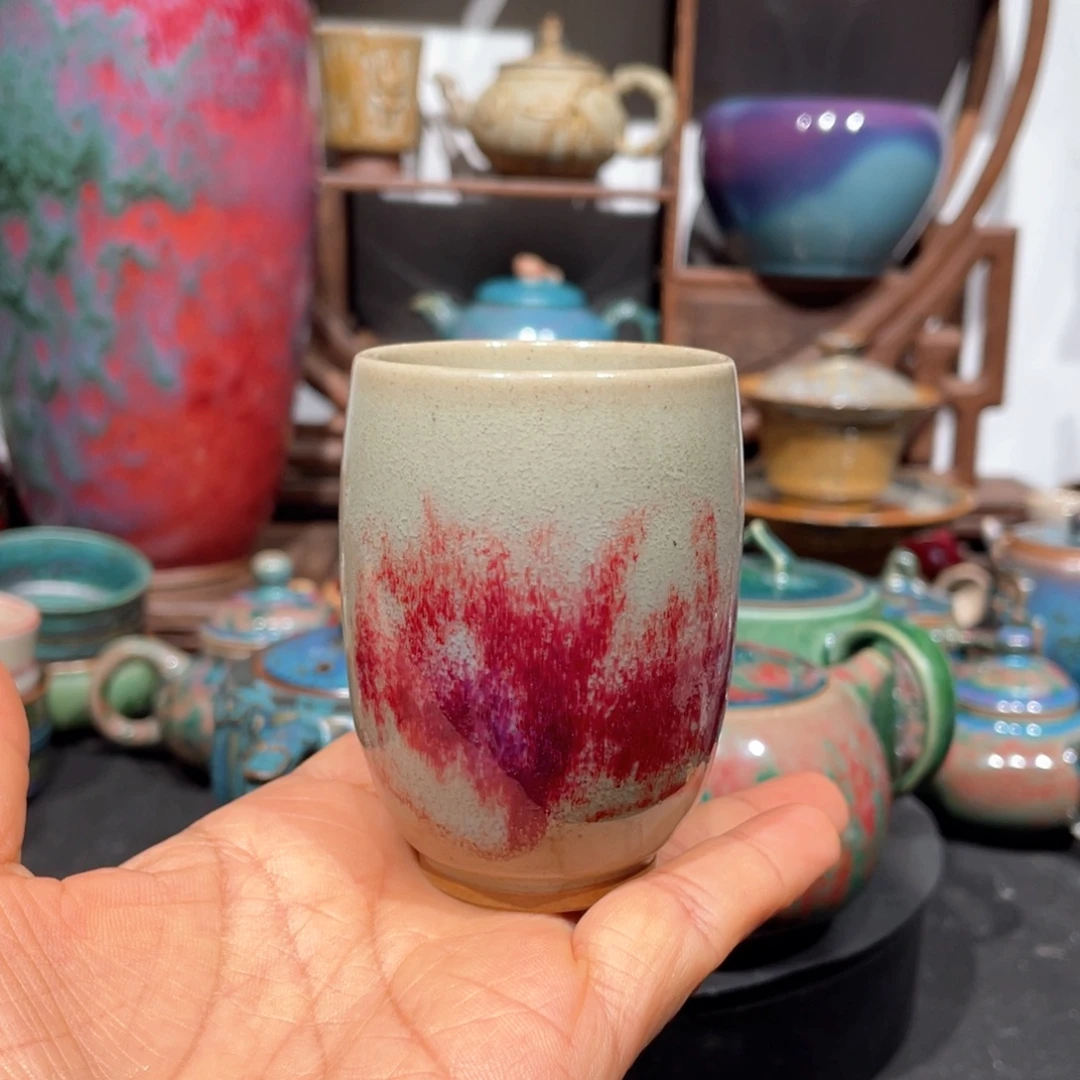 中国神后钧瓷闻香杯