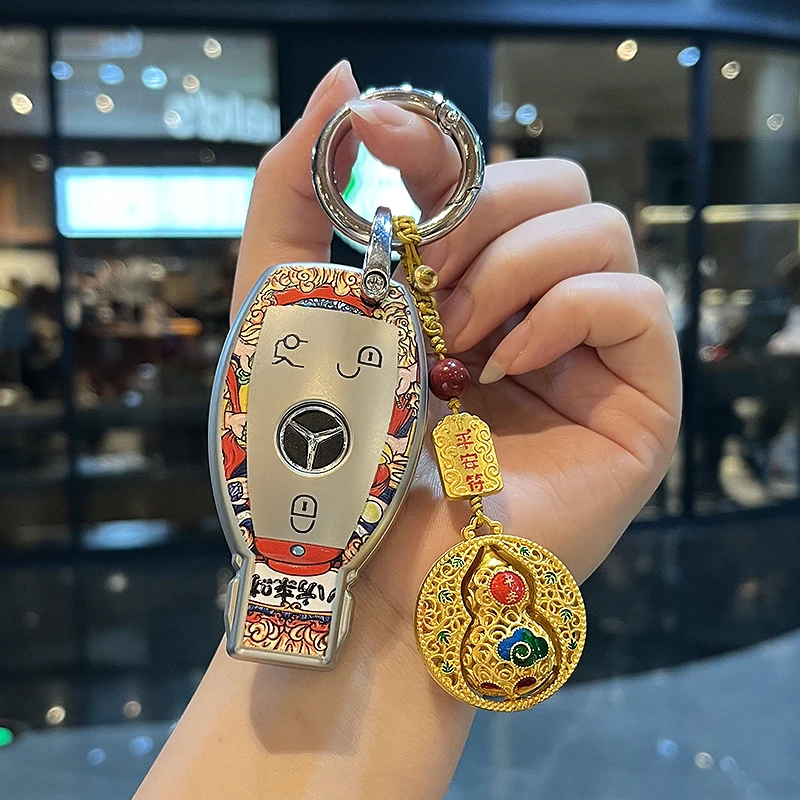 适用奔驰GLA级钥匙套新GLA200/GLA220/GLA180/GLA260专用车壳扣男