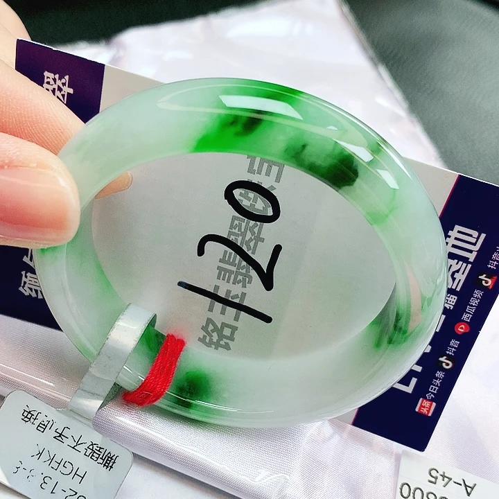 翡翠未镶嵌手镯缅甸天然a货翡翠手镯