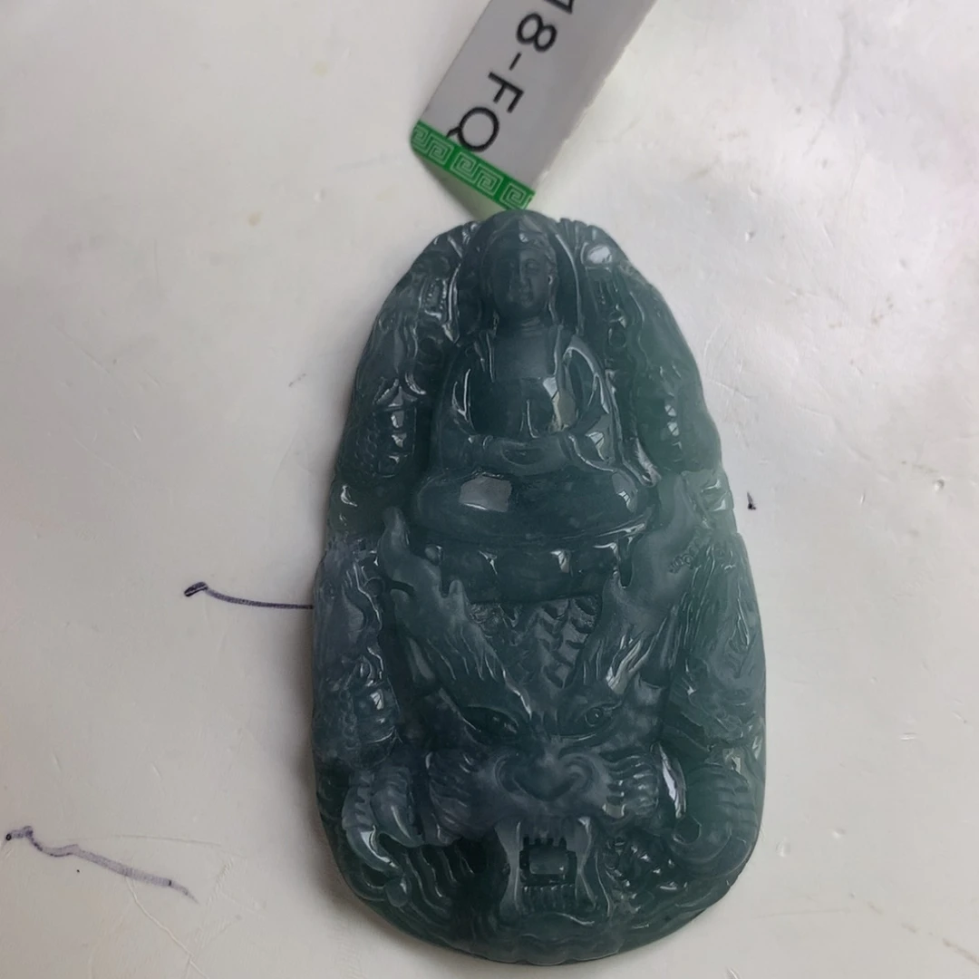 颈饰未镶嵌翡翠观音
