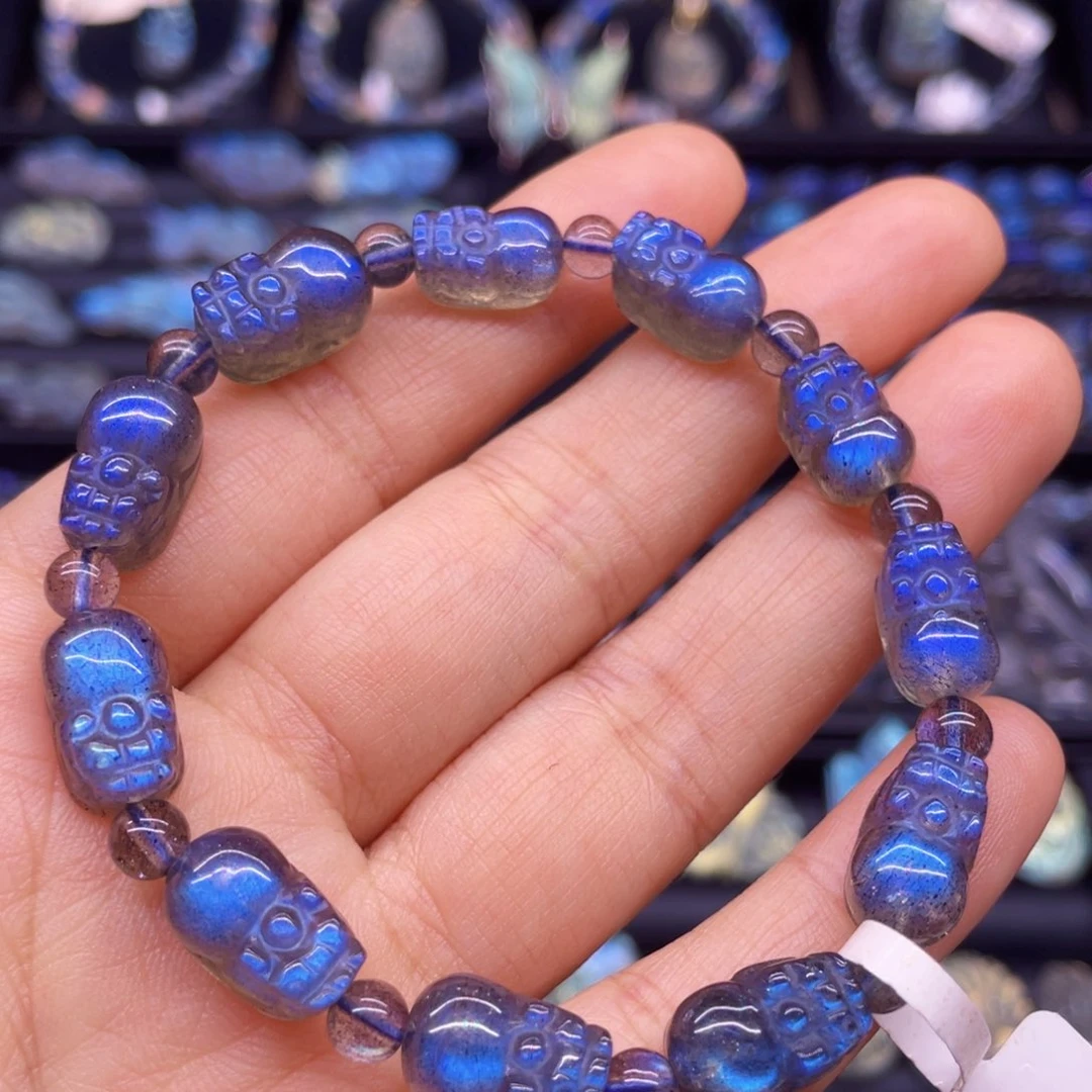 未镶嵌手串长石貔貅