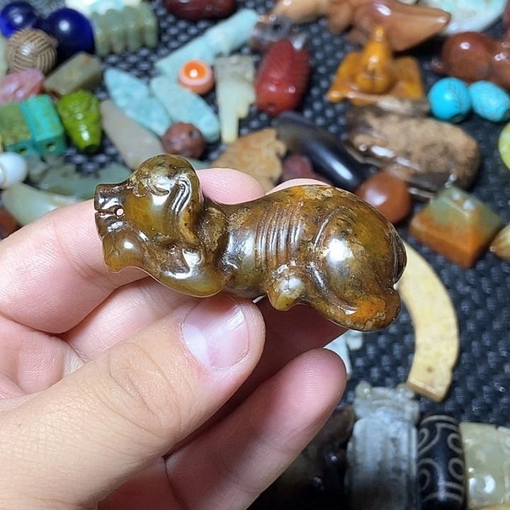 和田玉未镶嵌颈饰24