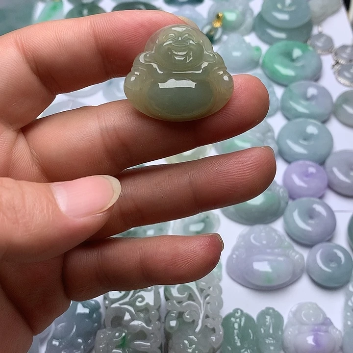 翡翠未镶嵌颈饰天然翡翠