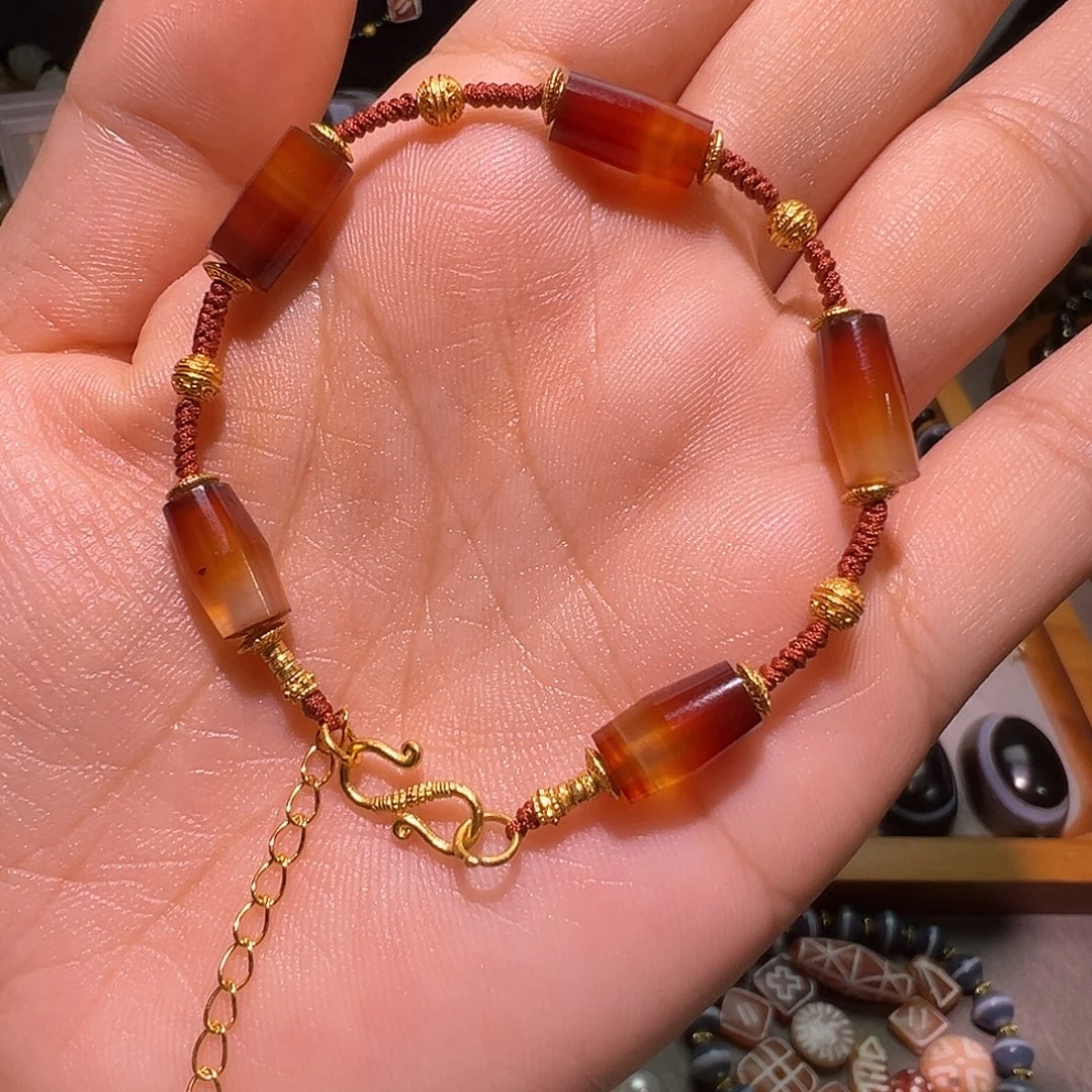 玛瑙/玉髓未镶嵌手链