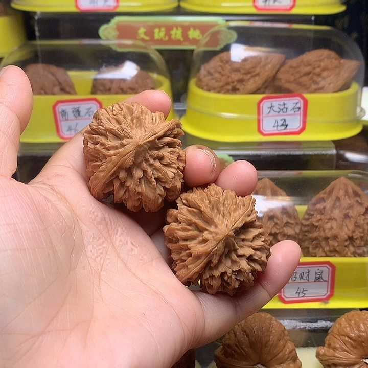 把件文玩核桃状元冠