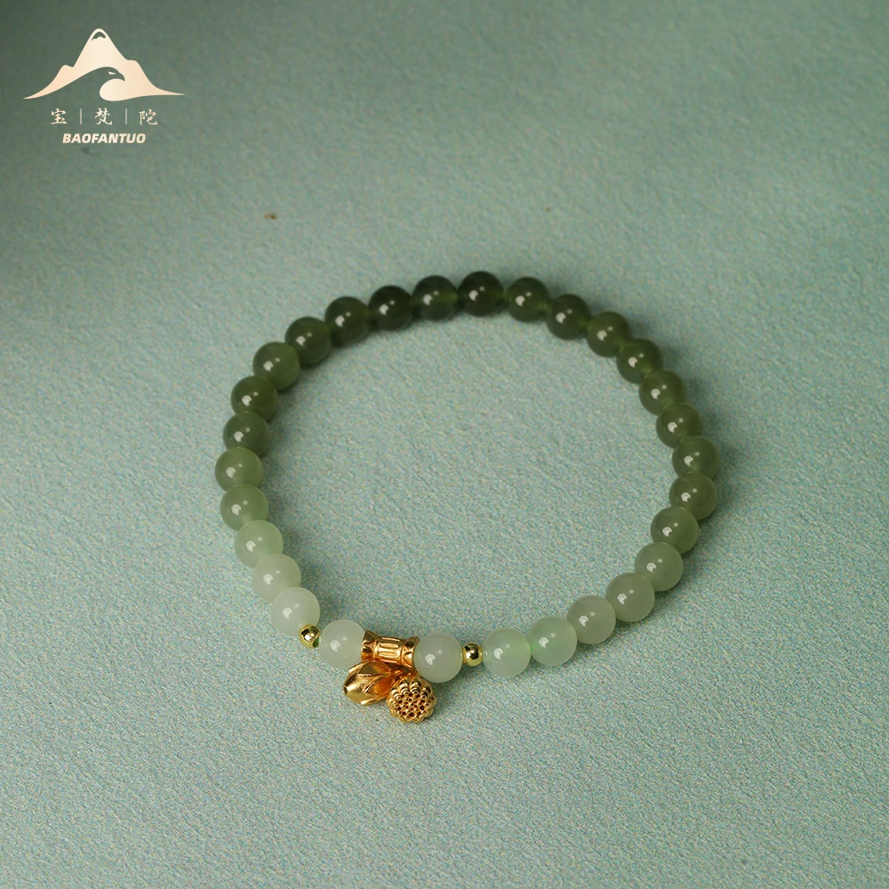 宝梵陀s925银渐变手串7865