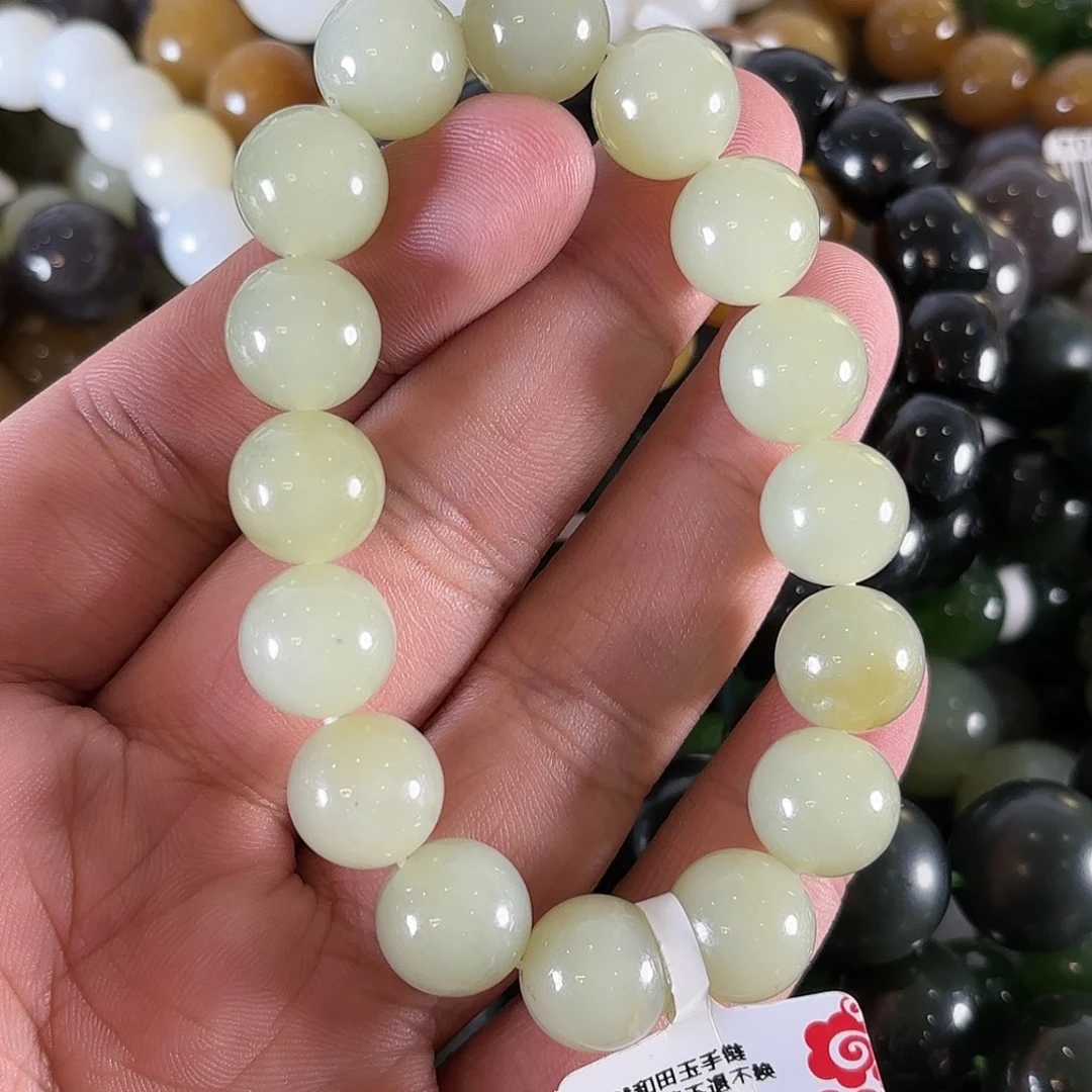 和田玉手链未镶嵌W399
