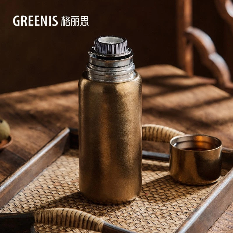【钛杯】安安同款 GREENIS 格丽思磁吸纯钛焖茶壶 便携 450ml