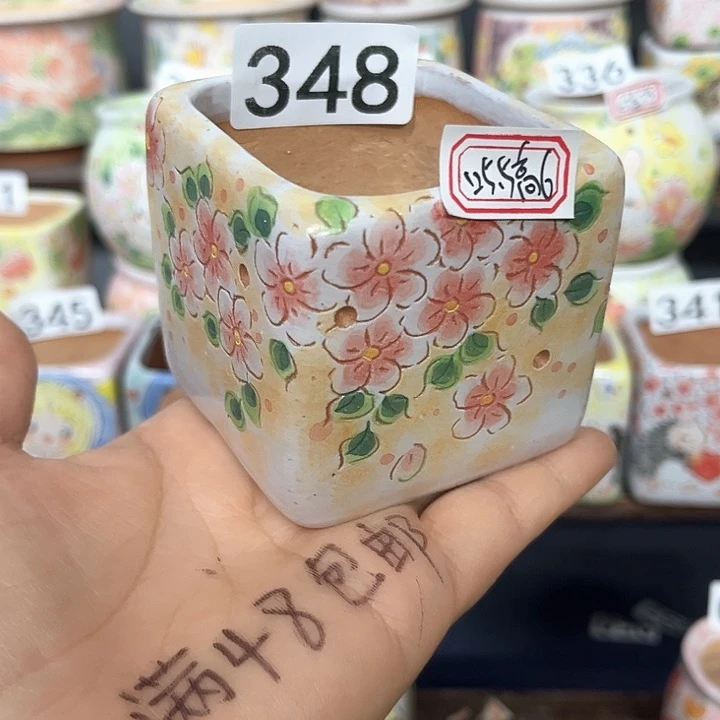 瑕疵手工多肉花盆默认微瑕