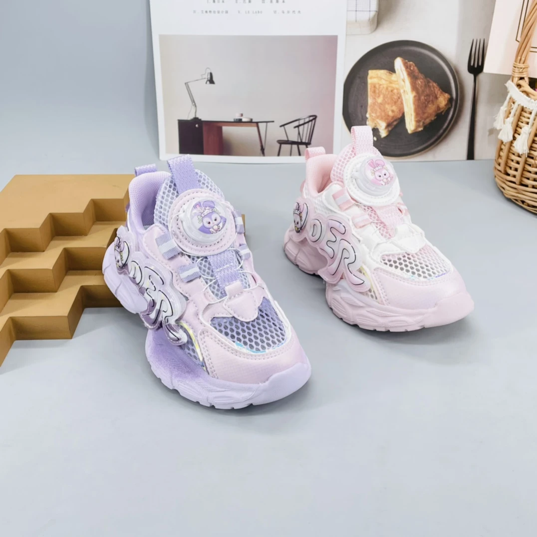 爸爸总动员儿童防滑耐磨鞋夏季卡通风透气运动鞋百搭女童休闲鞋子