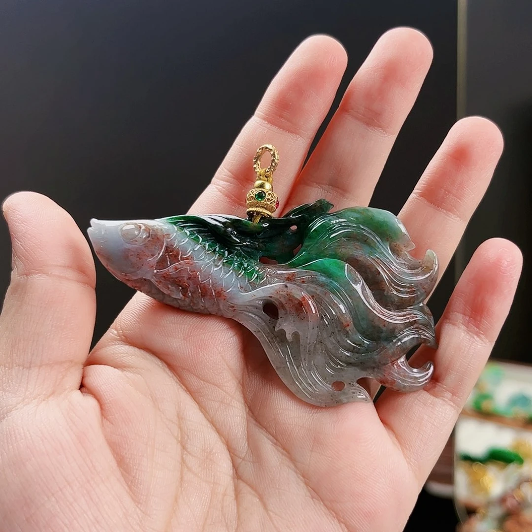 【闪购商品】吊坠(赠链)未镶嵌翡翠一***苗