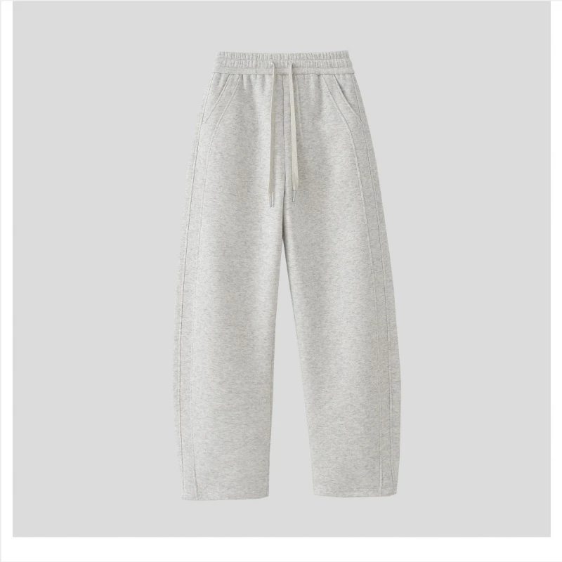 YXH-「显腿直哦」2025早春新款简约设计感百搭休闲裤EF-25027