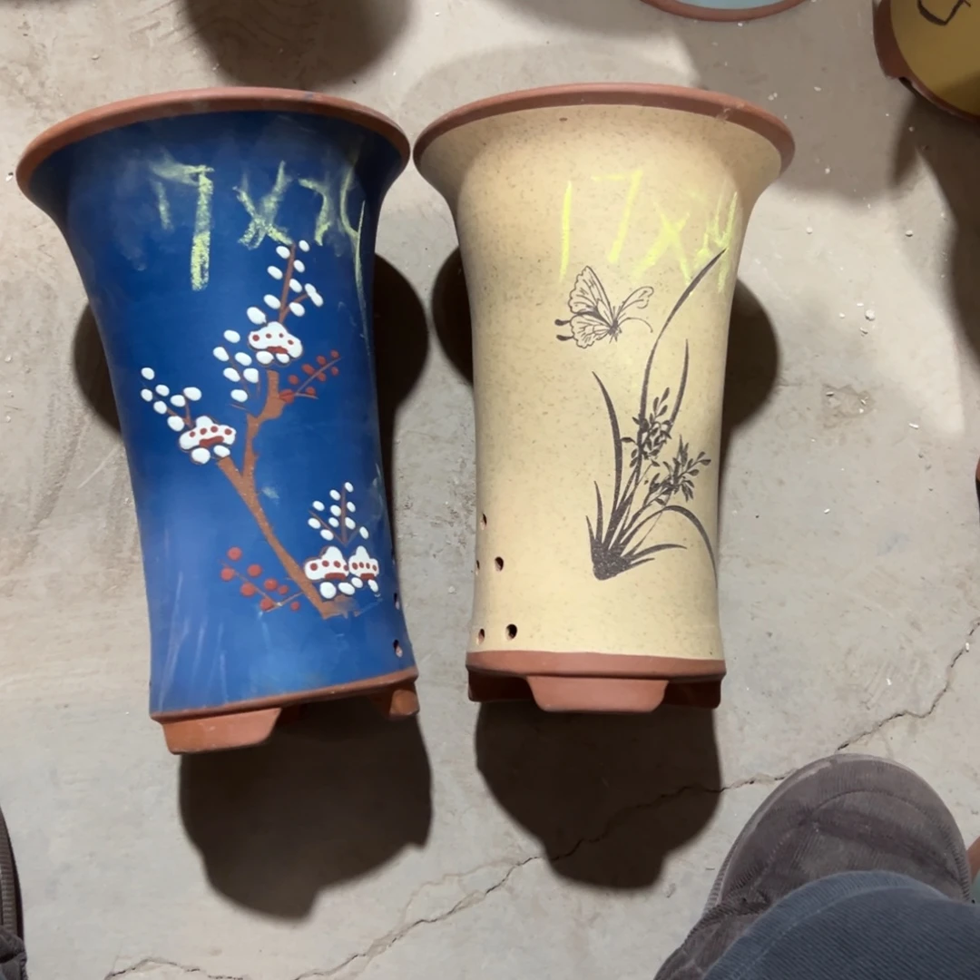 宜兴川阁紫砂花盆