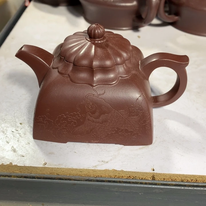紫砂茶壶原矿手工23