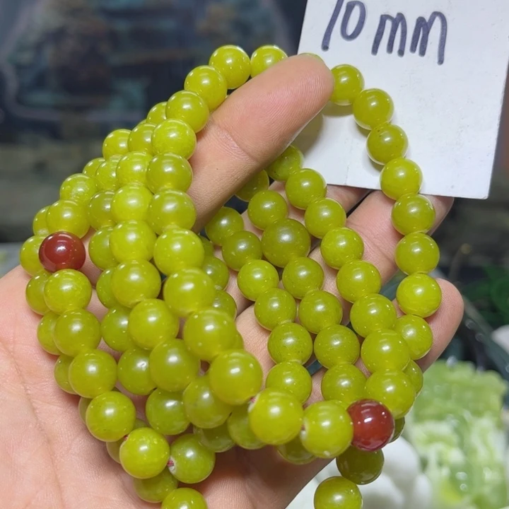 蛇纹石玉项链未镶嵌