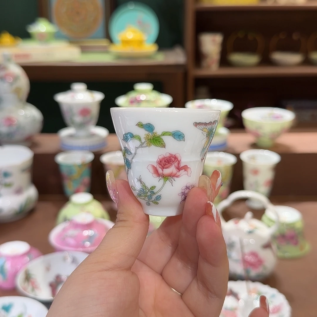 珐琅彩主人杯茶具套装