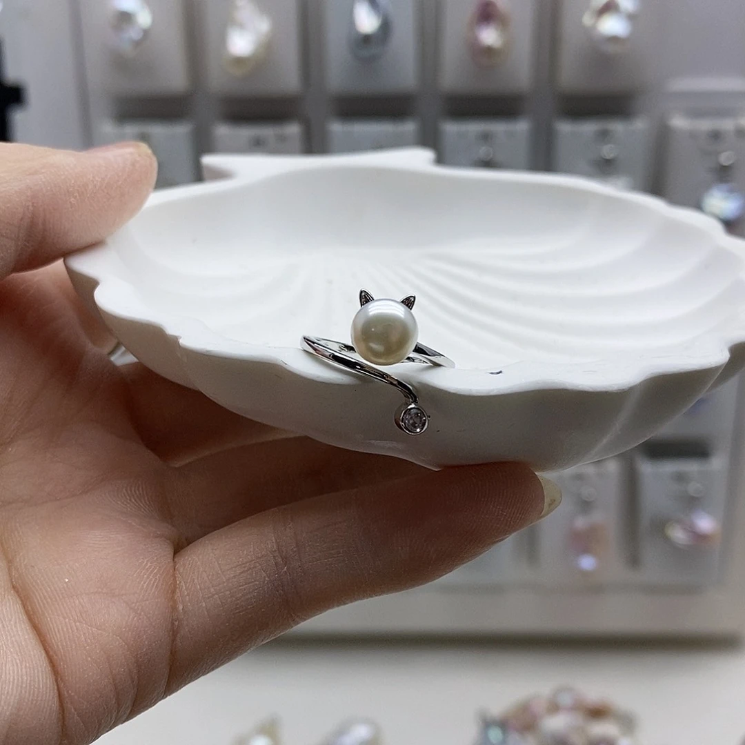颈饰合金淡水珍珠