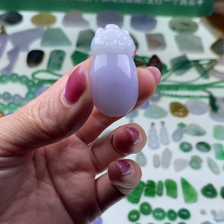 翡翠未镶嵌挂件天然翡翠