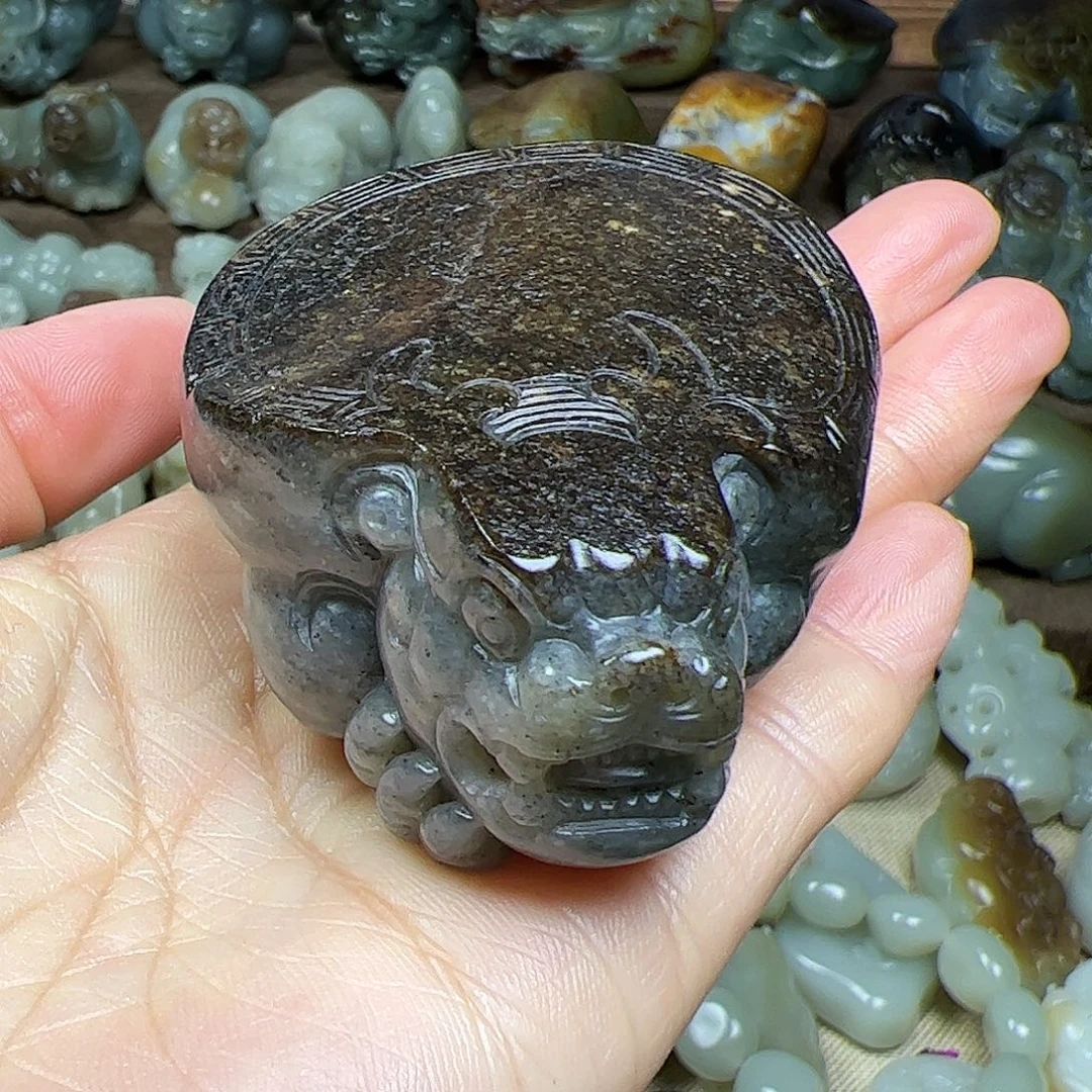 和田玉挂件未镶嵌放*