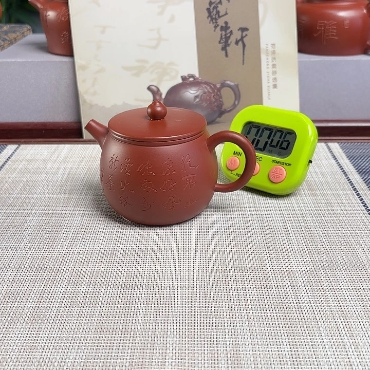 龙***下茶壶紫砂宜兴原矿泥料手工紫砂壶