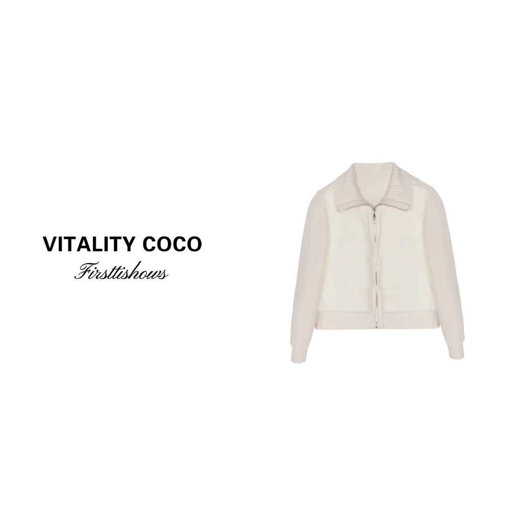 「VITALITY COCO」24冬季秋冬上新热卖翻领lp貂毛羽绒服1390