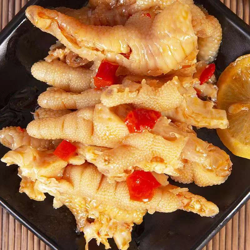 酸辣无骨鸡爪蒜香口味网红休闲零食包邮