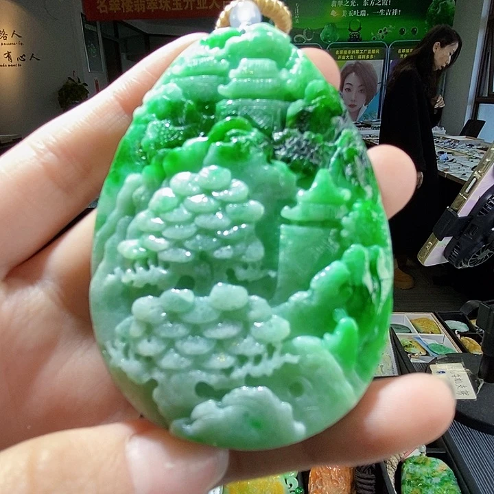 颈饰未镶嵌翡翠翡翠