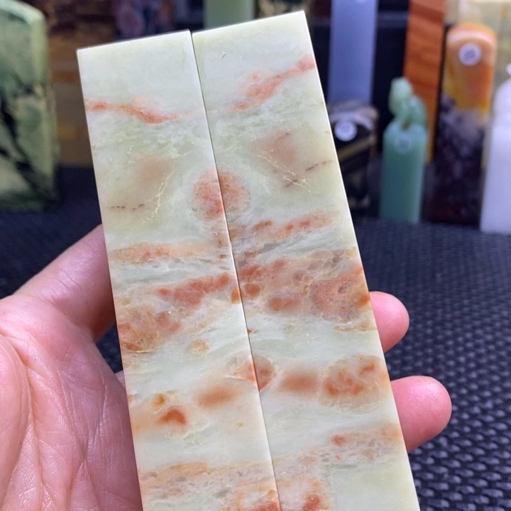 青田石曦**林青田石印章石