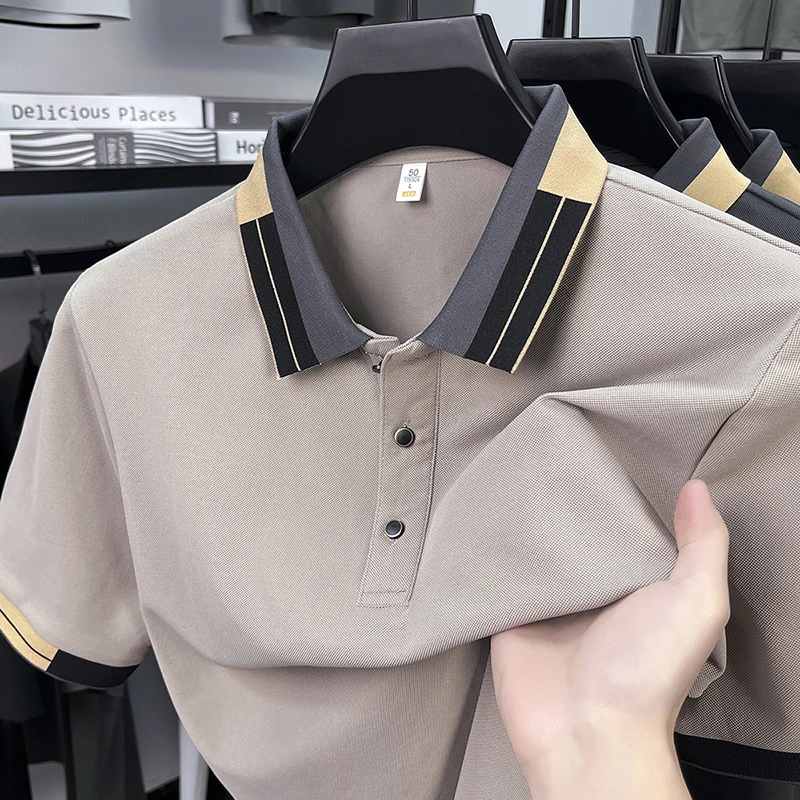 Mexican/稻草人夏季男士短袖t恤2025年新款翻领POLO衫休闲百搭