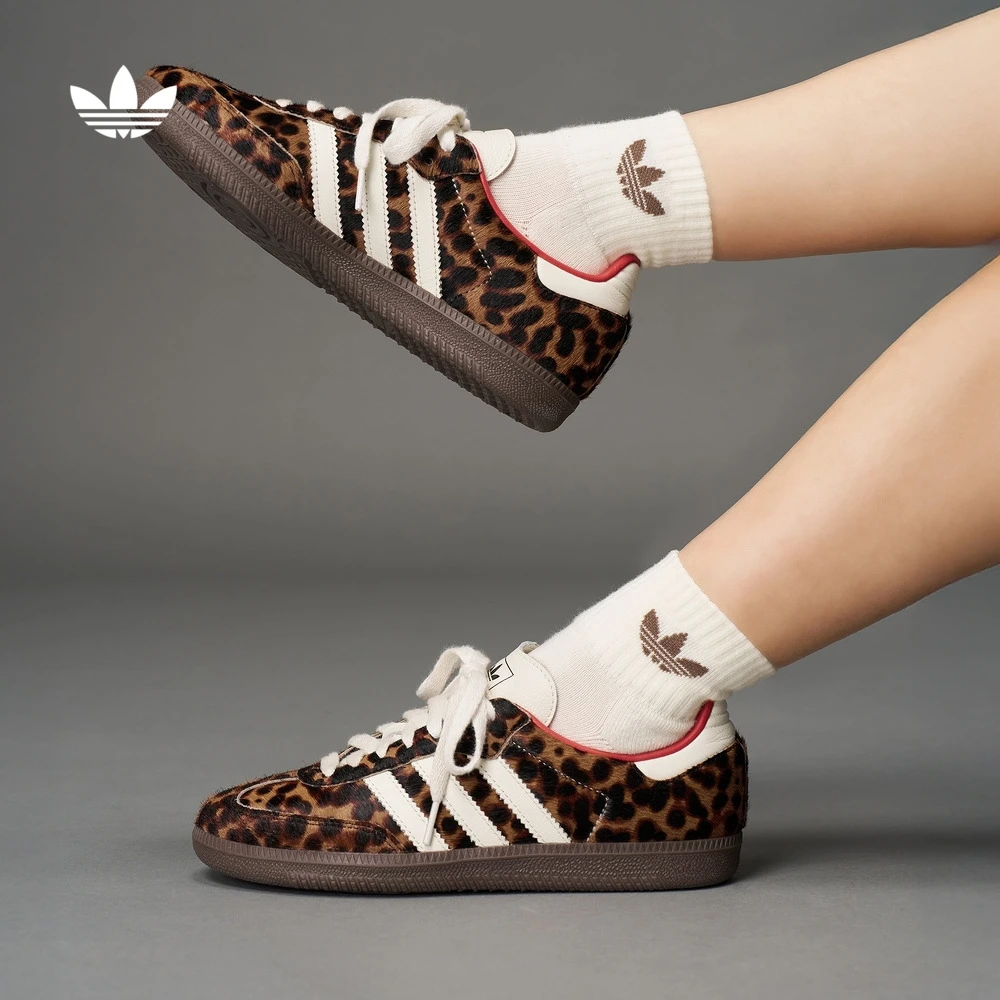 双旦礼遇阿迪达斯三叶草「T头鞋」SAMBA OG板鞋德训鞋女款 JI2734