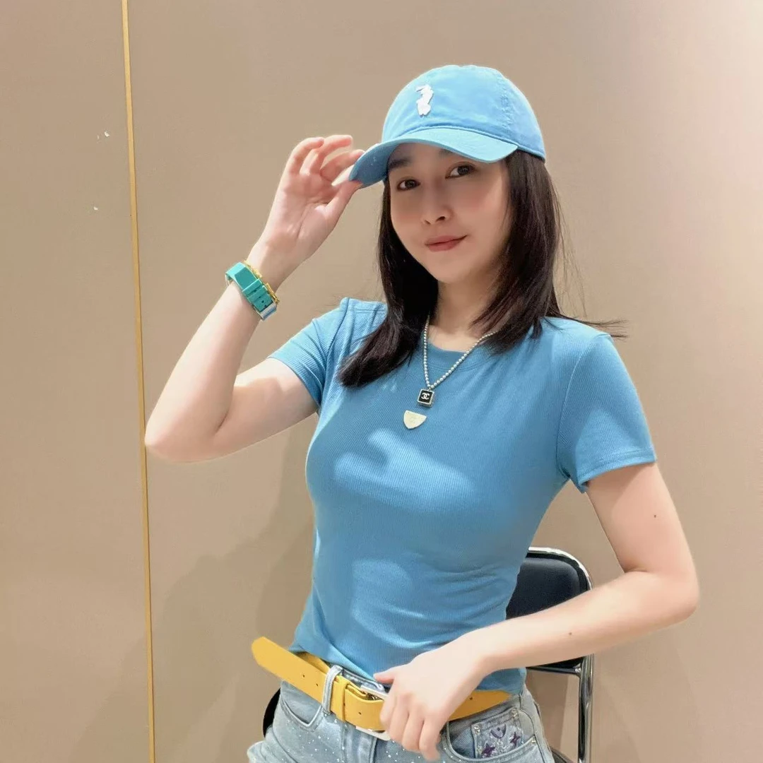 新款爆款春夏创意短袖52801显瘦洋气时尚百搭设计感休闲圆领