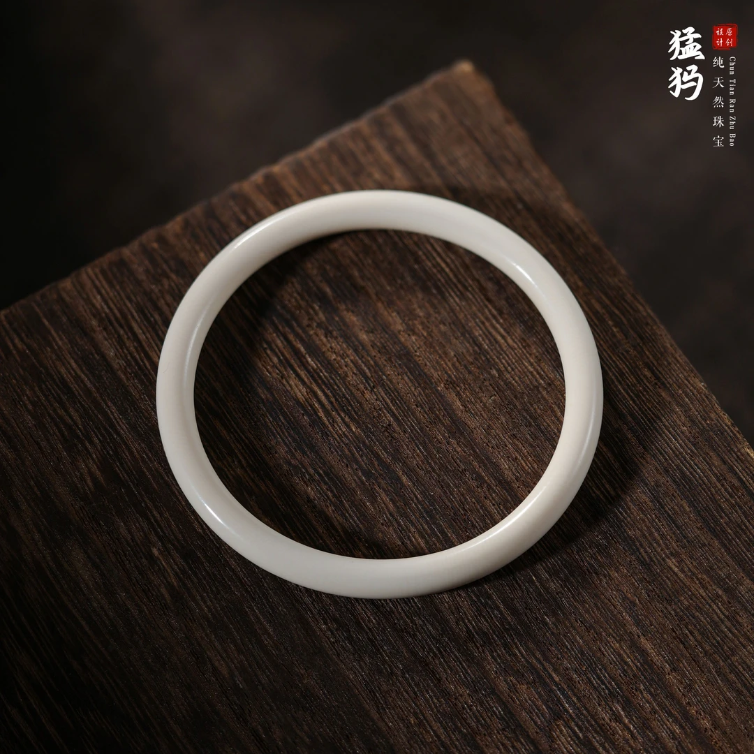 【桃总推荐】天然猛犸圆条手镯/52-62圈口@@DY51221024