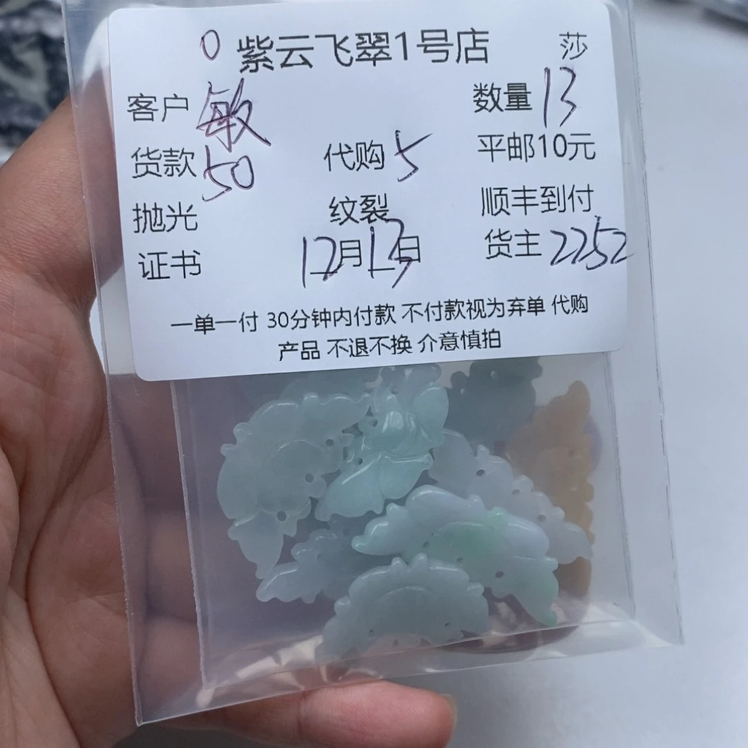 敏***生翡翠未镶嵌颈饰翡翠