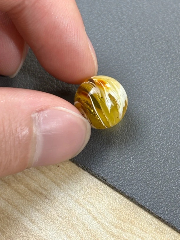 金白溶洞拉丝珠子