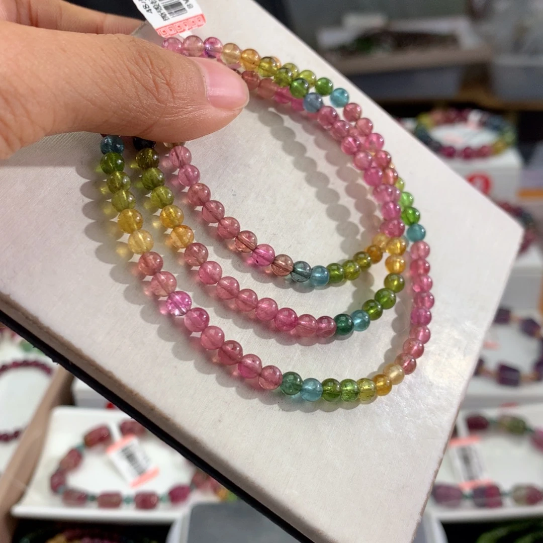 手链未镶嵌碧玺        4.3mm。