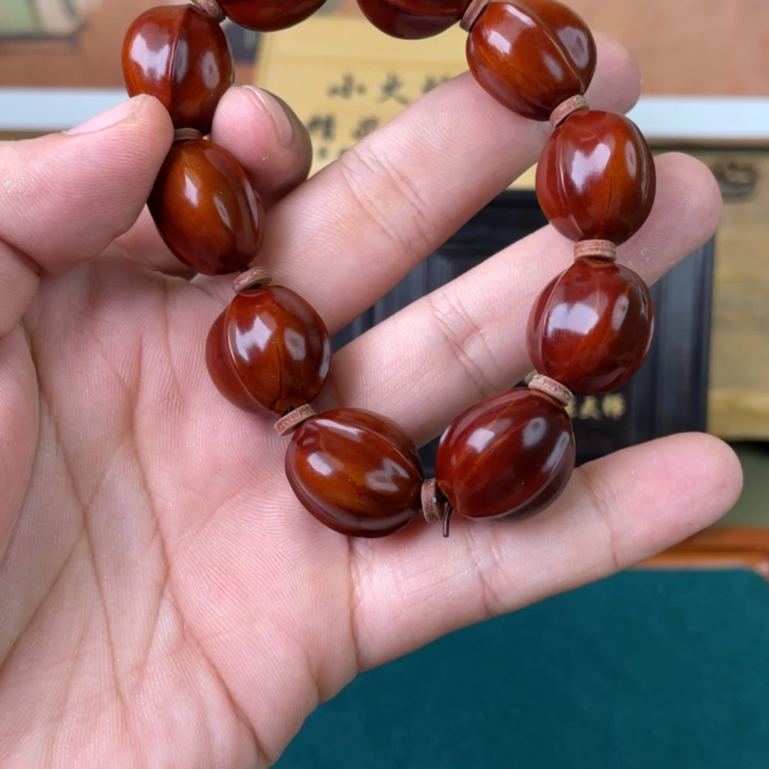 橄榄核吊坠段***貴铁素1.8表弟回血