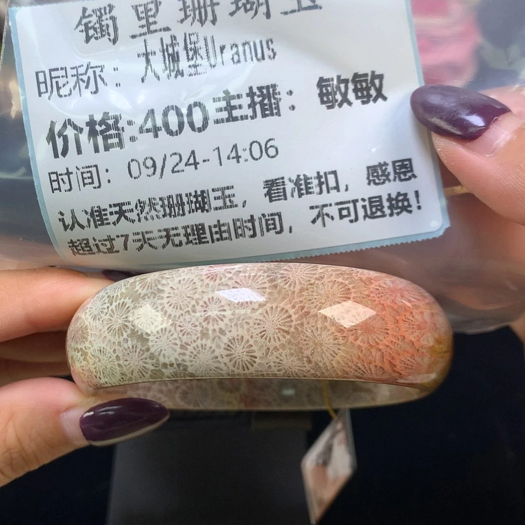 【闪购商品】颈饰未镶嵌硅化珊瑚（珊瑚玉）大****s