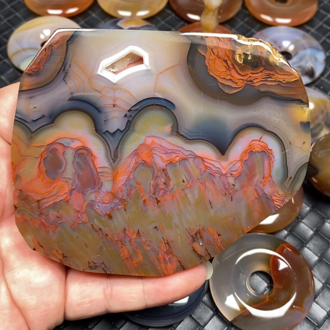 玛瑙/玉髓未镶嵌颈饰