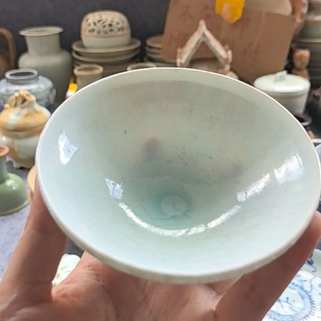 棉麻陈**哥湖田窑碗一个全品