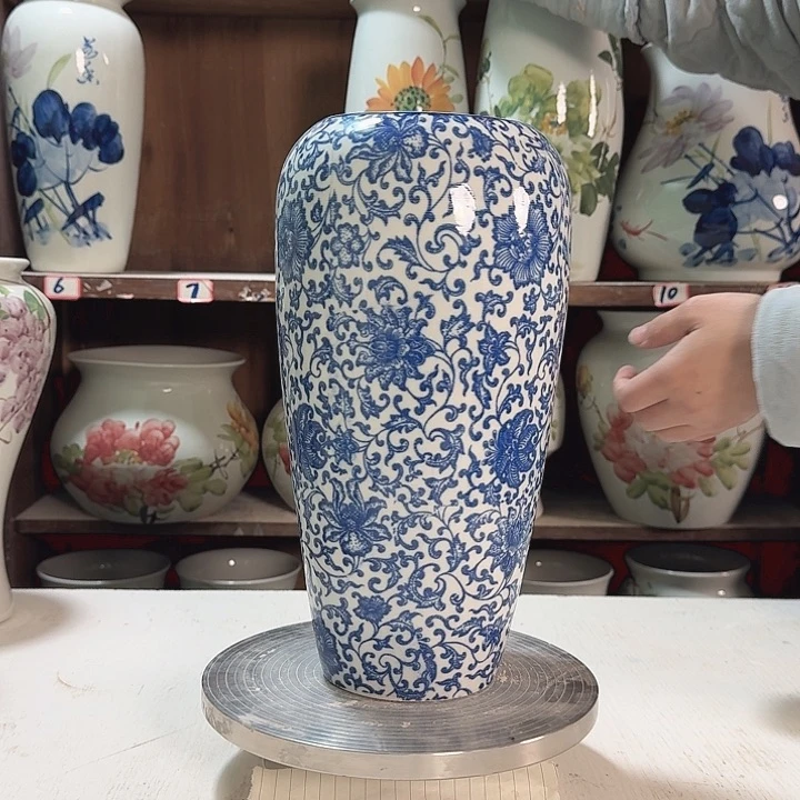 瓶大萝卜青花子连新款新款陶瓷