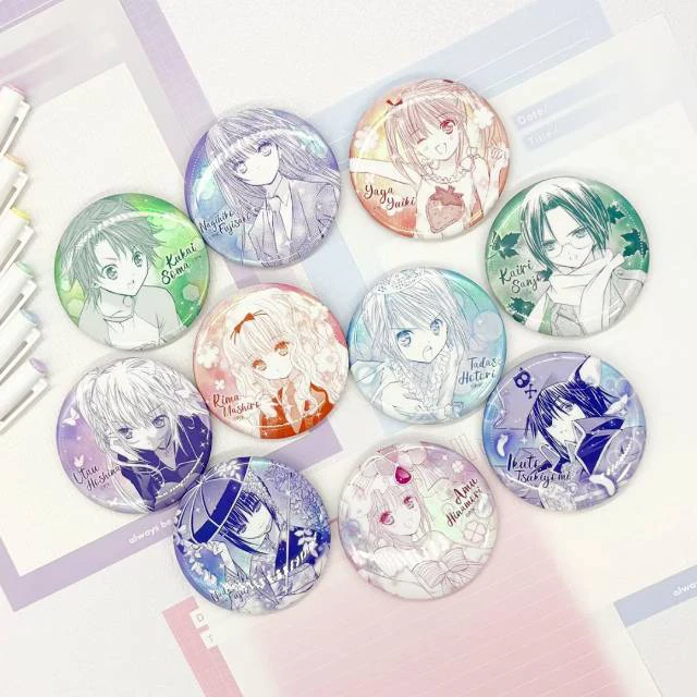 【守护甜心】守护甜心造次元梦幻水彩徽章（盲盒代拆）